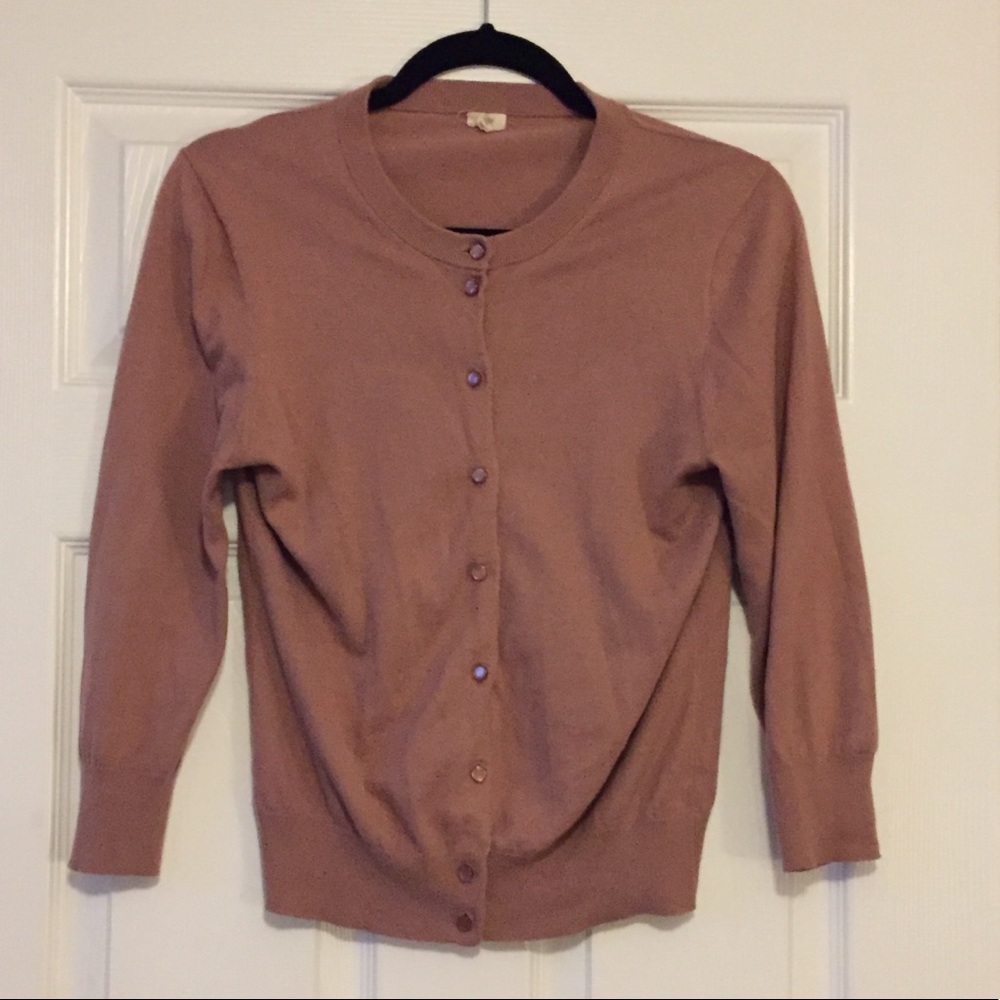 J Crew cropped cardigan